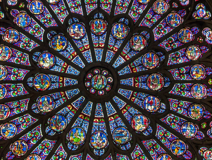 This is heavily inspired by stained glass artworks   