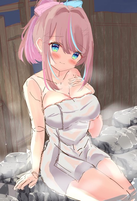 娘のしのんちゃんのラフ…♨️ 