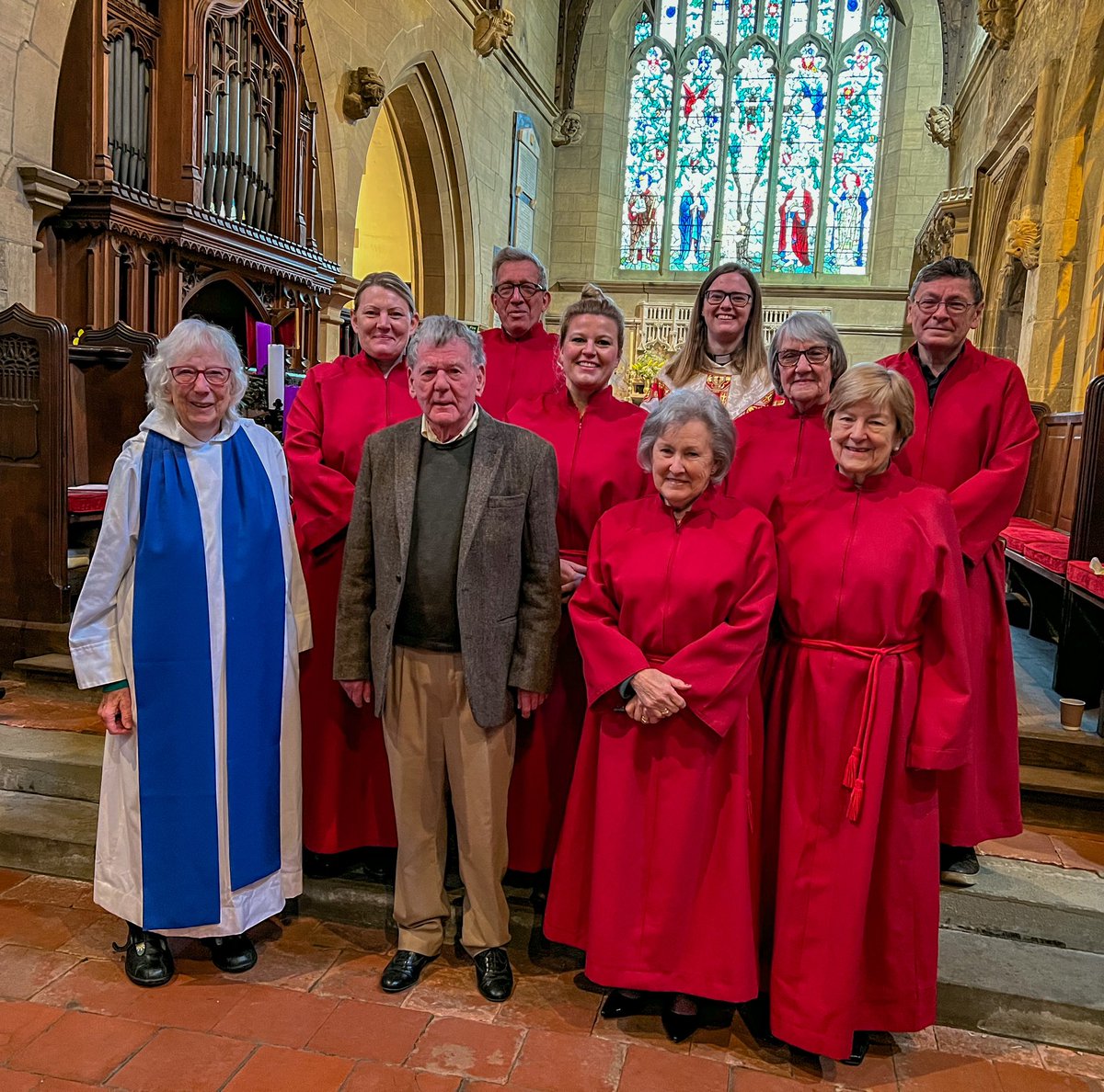 StOswaldMethley's tweet photo. A big thank you to Peter Whitfield who retires as organist and choirmaster here in #methley https://t.co/bHtqSmeSVD