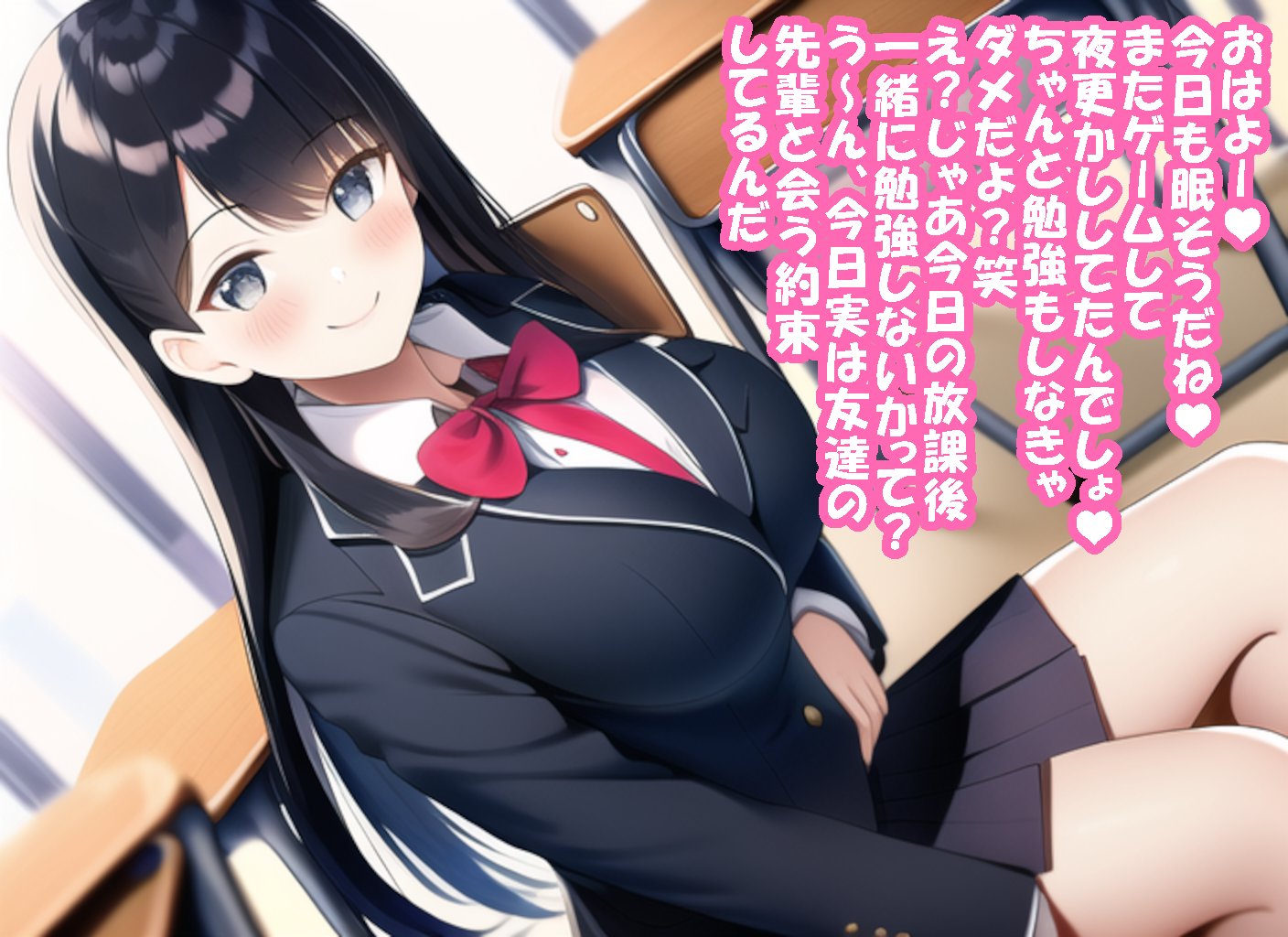 寝取られマゾ 文字コラ 遅ればせながらあけましておめでとうございます♡ 今年もよろしくお願いします♡ さて新年一発目は片思い失恋編です♡ 寝取られ注意♡  なんとなんとAI生成での文字コラです♡ やっと手を出せまして、楽しいですね♡ 初心者なので変なところも ...