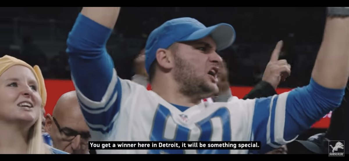 I think the only people not rooting for the <a href="/Lions/">Detroit Lions</a> tonight are <a href="/packers/">Green Bay Packers</a> fans. And I love it! youtu.be/zs_lg7RElFE