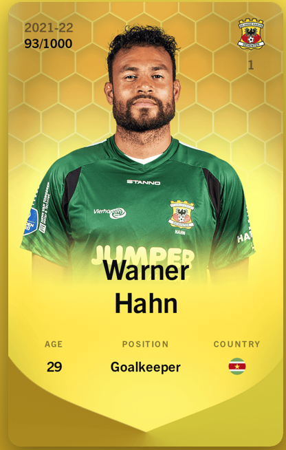 SharkSorare's tweet photo. Warner Hahn who was playing in a club which wasn't covered by @Sorare has just been transferred to Kyoto Sanga FC in J1 League j🇯🇵

Can be a good investment 📈👀

♥️, ♻️ and follow for more investment tips https://t.co/O0In1Zc0Uc