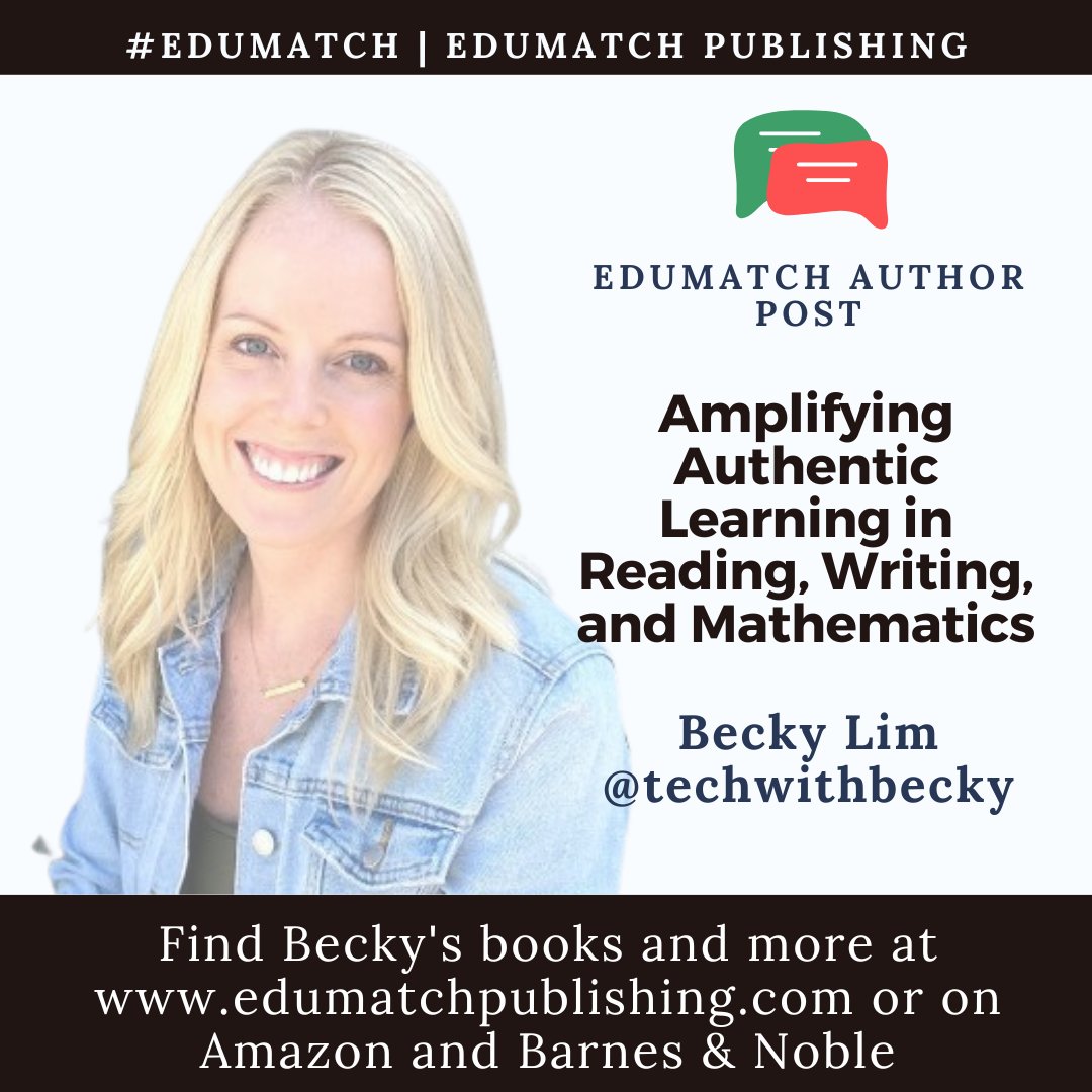 Check out a blog post by our author Becky Lim @techwithbecky
edumatch.org/post/amplifyin…
#education #teachertools #edtech #AmpGlobalEdu #EduMatchAuthors