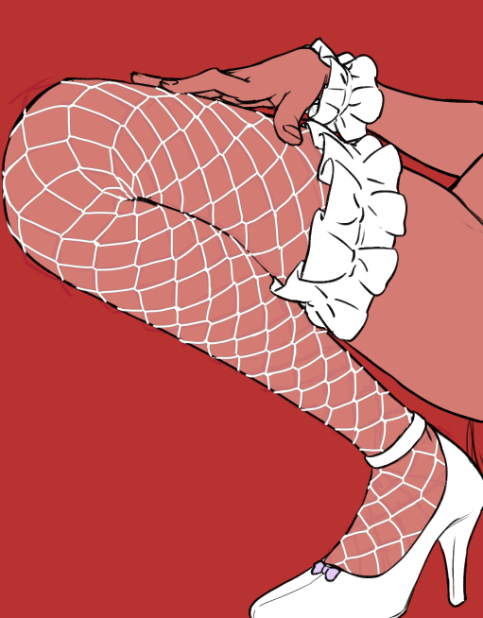 今日は網タイツ頑張った 