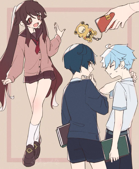 ふ〜たおはね〜最初期からの相棒だから思い入れ強いしまあまあ描いてる描くのが楽しい子だなと思ってる 