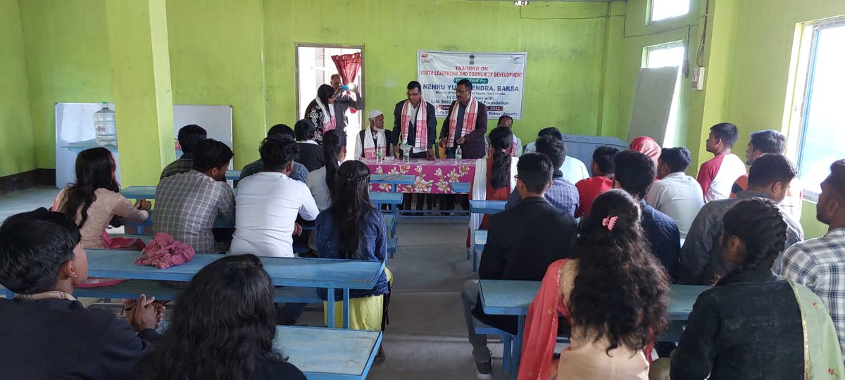 nyksbaksa's tweet photo. Training on Youth Leadership & Community Development organized by Nehru Yuva Kendra Baksa (Assam) in collaboration with Life Skill Development Foundation at Life Skill Academy,Salbari.
#TLYCD
@YASMinistry
@Nyksindia
@arunednyks
@Inkhuanguang_RD
@AssamNyks
@NyksAssam https://t.co/IdaYb5aHoz
