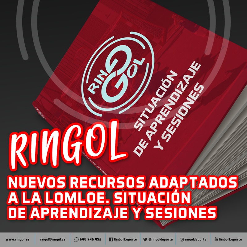 💥💥💥 NUEVOS RECURSOS DIDÁCTICOS RINGOL adaptados a la LOMLOE💥💥💥
🥎 Situación de Aprendizaje para todos los cursos y etapas educativas.
⭕ Sesiones en progresión
🥅 Reglamento
🥎 Presentación Digital
⭕ Visual Thinking
🥅 GRATUITO
👉 ringol@ringol.es
Retuitea y COMPARTE‼️🫂😃