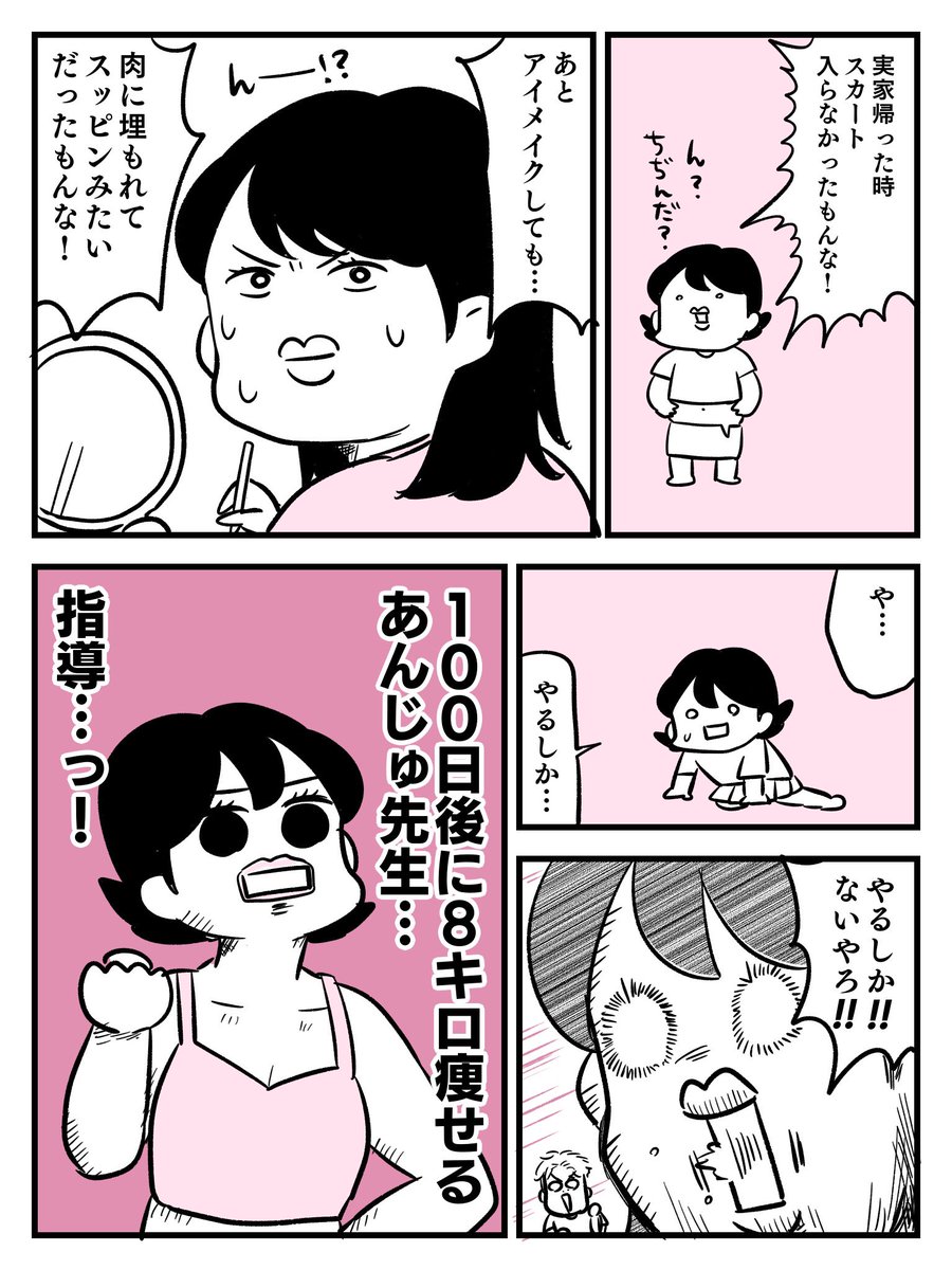 正月過ぎて体重計乗ったらとんでもないことになりました。

#100日後に8キロ痩せる漫画家 0日目 