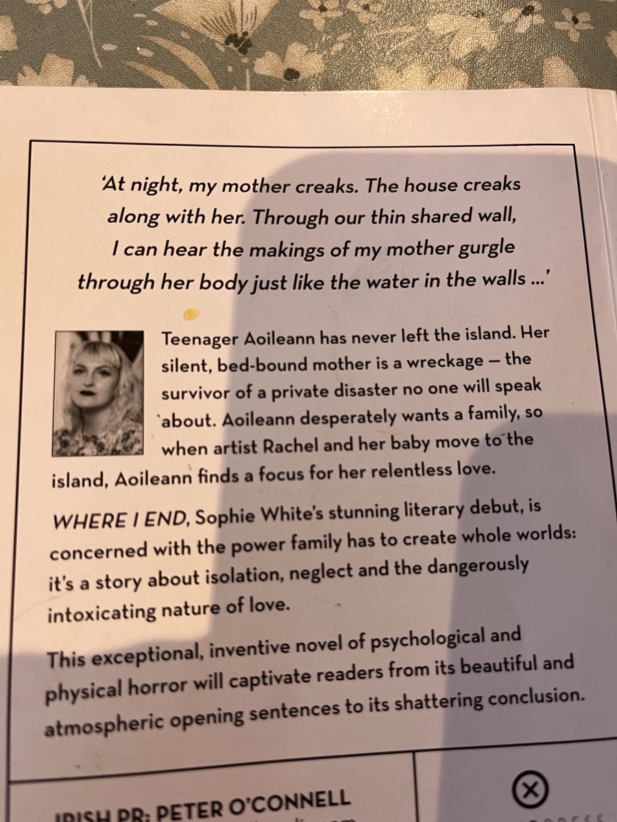 talktojoeduffy's tweet photo. An incredibly courageous powerful read. ⁦@TrampPress⁩   Pitch perfect , shuddering .The blurb on the back totally true for a change! Stunning. #SophieWhite   #WHEREIEND https://t.co/Maj5FcjySl
