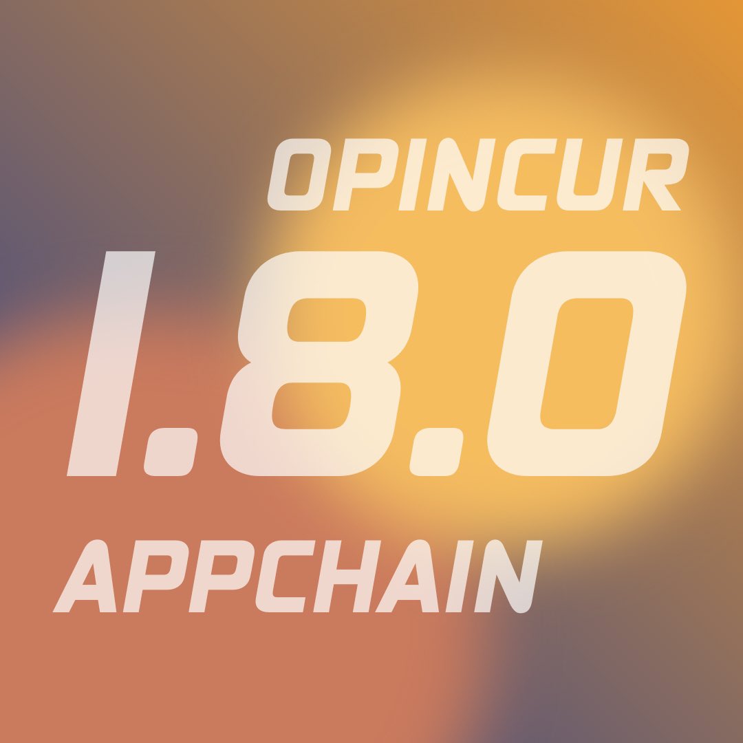 Dear Opincur community, 
Today we are pleased to present you with an update to version 1.8.0 in which we have added the appchain. Using this function, you can send and receive CIO tokens within our platform, and we have also updated the design for your convenience.