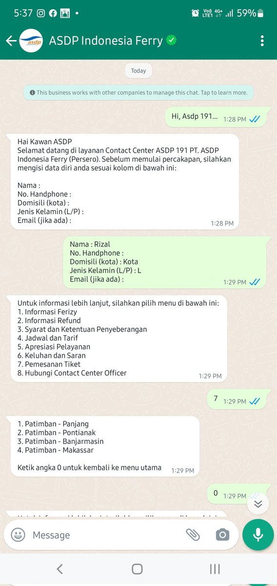rizaladriansyah's tweet photo. Hari ini mendapat pengalaman baru, merasakan pelayanan yang sangat baik dan responsif dari @asdp191. Sempat mengalami kendala proses penyelesaian pembayaran pemesanan tiket fery melalui ferizy dan LinkAja https://t.co/FidWSpD8HV