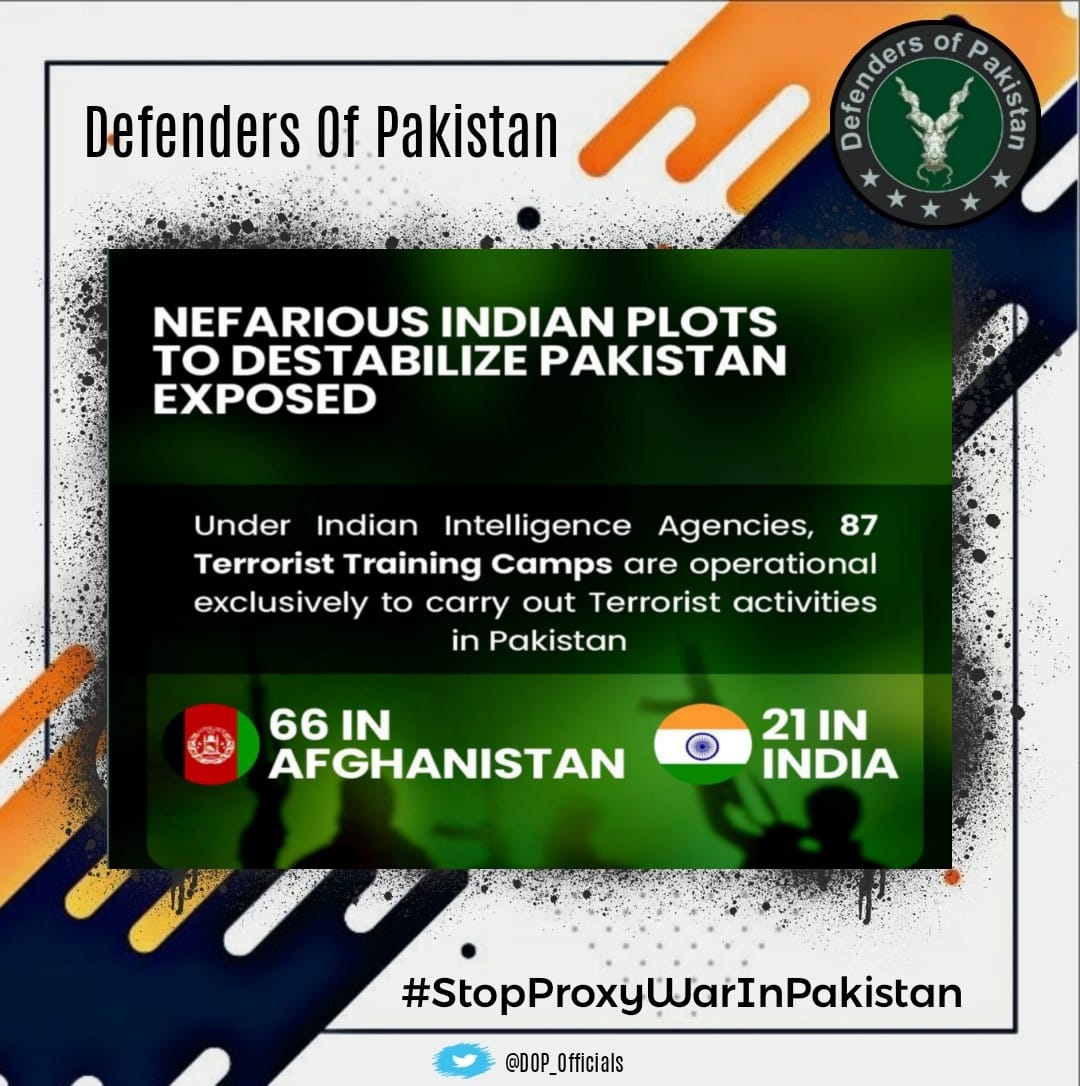 DOP_Officials's tweet photo. Grab Your Keyboards &amp; Start Trending

#StopProxyWarInPakistan
India is trying to destablize Pakistan by running proxies in Balochistan Province.
Pakistan has been biggest victim of India using cross border terrorism as an instrument of state policy. https://t.co/t5TI9NV2Q3