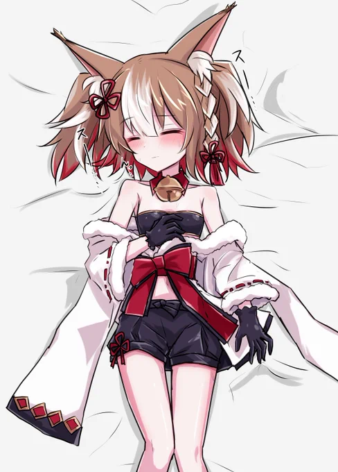 寝てるセッカ(健全絵)/シャドバ 