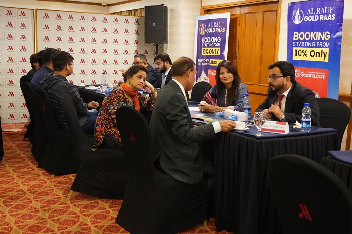 GoldRaas_'s tweet photo. Join us now!🔥

Gold Raas invites you to the Karachi Open House. Get ready to avail event-only rates!

We are here till 8pm.
Venue: Governor Hall, Marriott Hotel, Karachi

#OpenHouse #GoldRaas #MarketedByGraana https://t.co/LfKfaRdZcv