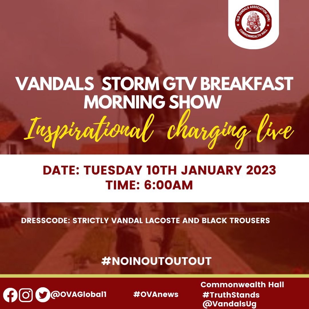 OVAGlobal1's tweet photo. #Vmates ! We are live on @GTV_Ghana on Tuesday, 10th January 2023 , 6am. 

Host of the show, our very own: @KafuiDey https://t.co/2DnhiHMEGE