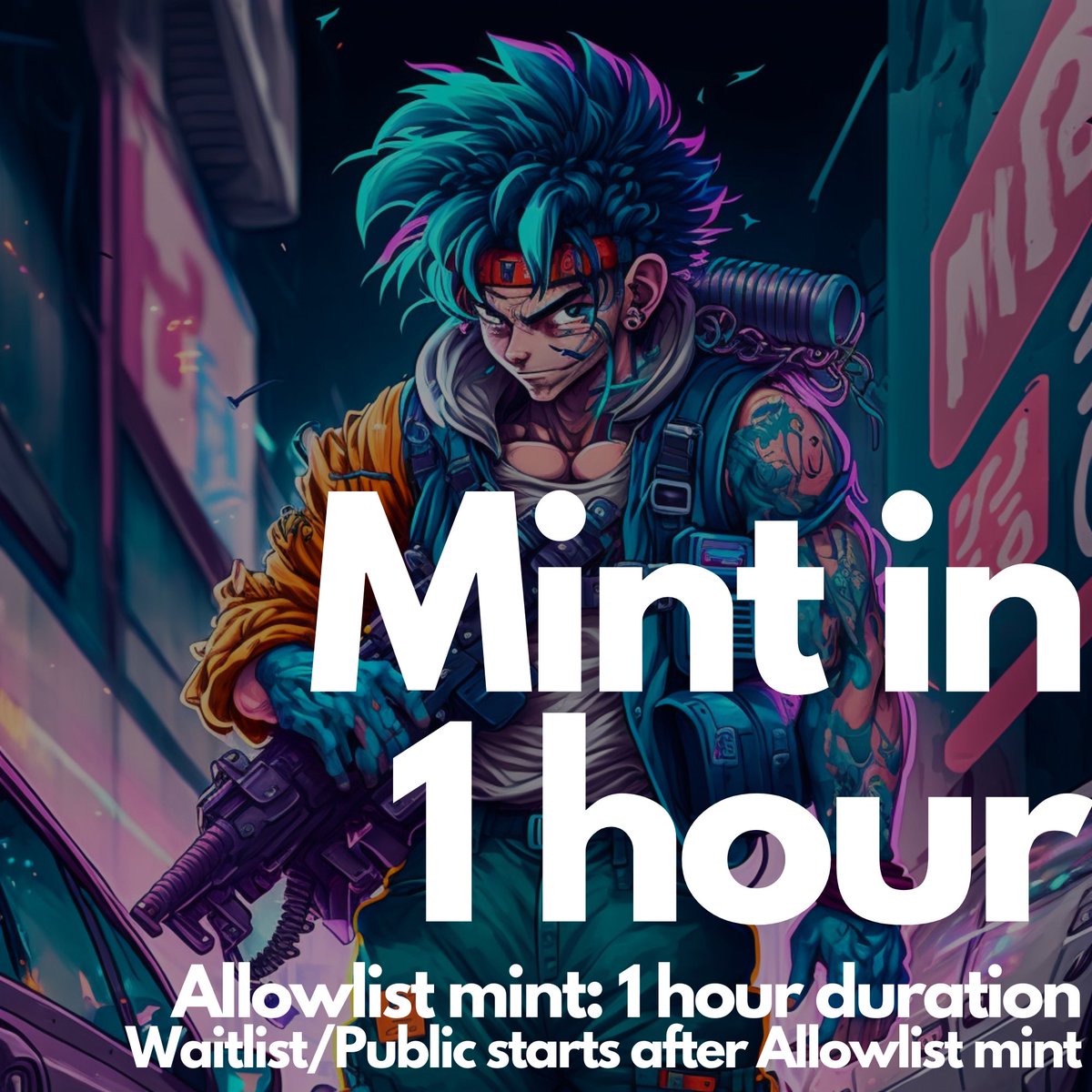 We Mint in 1 hour!

Website: 
saibavalkyries.art

Minting Site: 
nft.bueno.art/mint/jqfv5P8MI…

Contract:
etherscan.io/address/0x6B8E…

If you see a surprise mint it won’t be official 

Please let me know if you spot anything you are unsure about