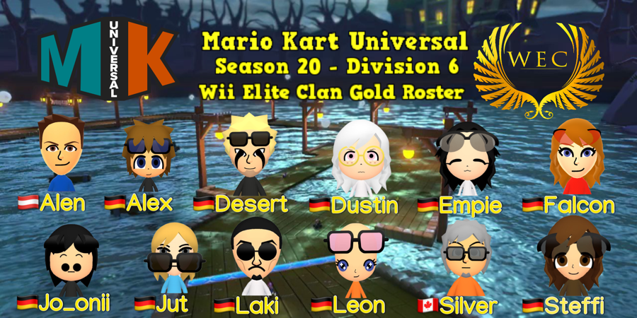 WiiEliteClan's tweet photo. We are happy to announce the MKU Season 20 Team Banners

Thanks @damian_WEC for your great work 🫡🤗🫂 https://t.co/NeYb6Kbkxp