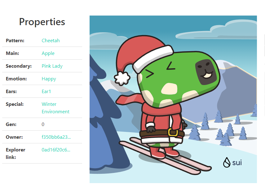 🎁 I just unboxed my Sui Holiday Capy! ❄️
He is on vacation during the Christmas and New Year holidays he looks very cheerful while playing ski in the snowy mountains, he spends time there happily #CapyHolidays <a href="/SuiNetwork/">Sui</a>