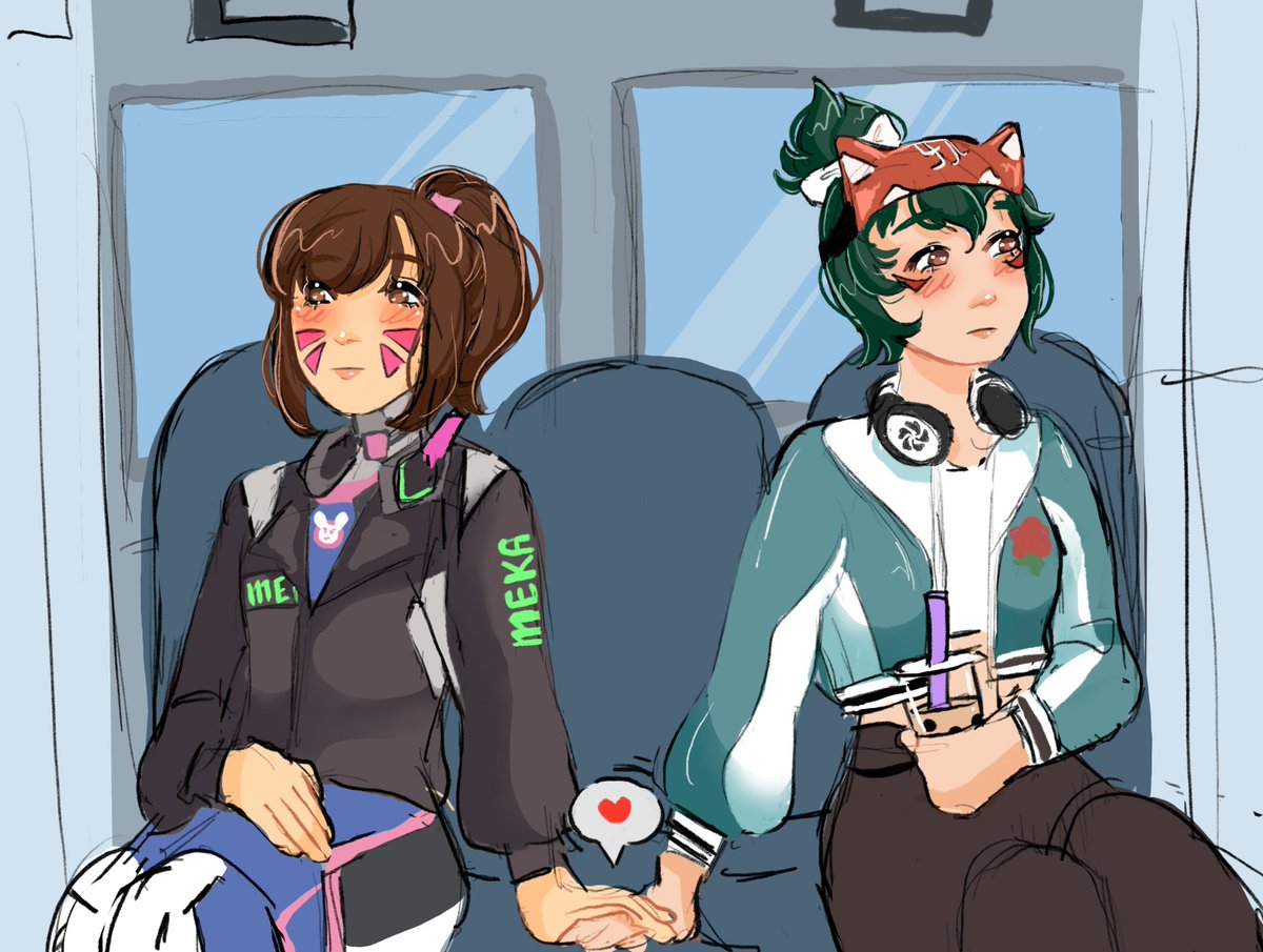 Michael87636's tweet photo. hana and kiriko :> #overwatch #mekafox #dvako https://t.co/GR0K7httF2