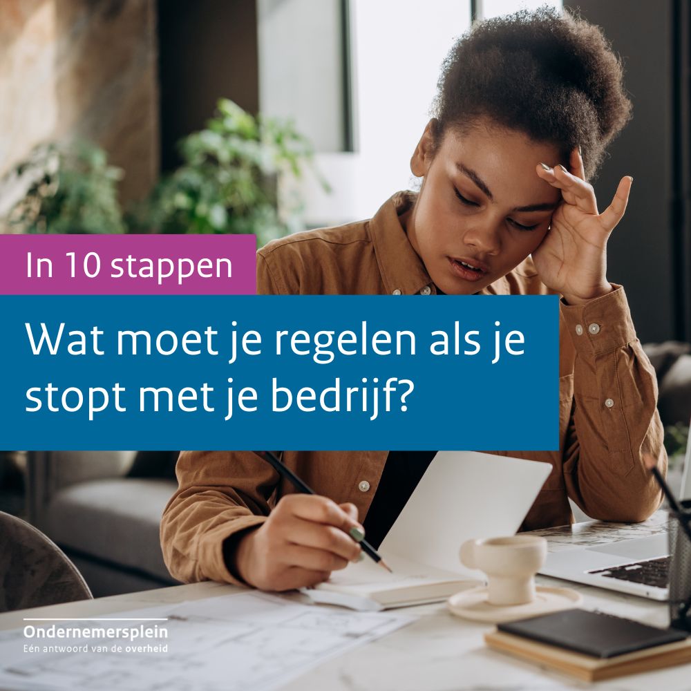 OP_Nederland's tweet photo. Als je stopt met je bedrijf, komt er veel op je af. 

Een #stappenplan kan helpen om zorgen weg te nemen. Het verschilt per rechtsvorm wat je moet regelen. 

Meer weten over het 10-stappenplan voor jouw rechtsvorm? 
Lees hier meer ➡️ https://t.co/JhQBYSVHea 

#bedrijfstoppen https://t.co/dmyYB9re8v