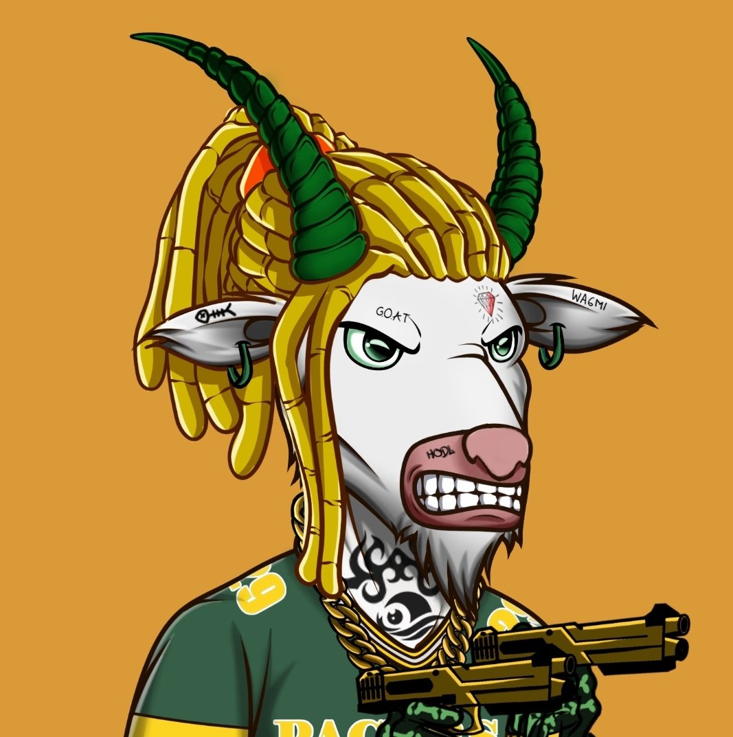 TaptrickD's tweet photo. Our custom male goats NFT drop is now live! Each NFT is priced at just 0.03ETH and there's a limit of 2 per wallet. Get yours before they're gone: https://t.co/x5mUPWOztT
#Goatopia #digitalcollectibles
#LetsGoatopia
@armyofgoatsnft @GoatopiaStan https://t.co/A9lrICWxdD