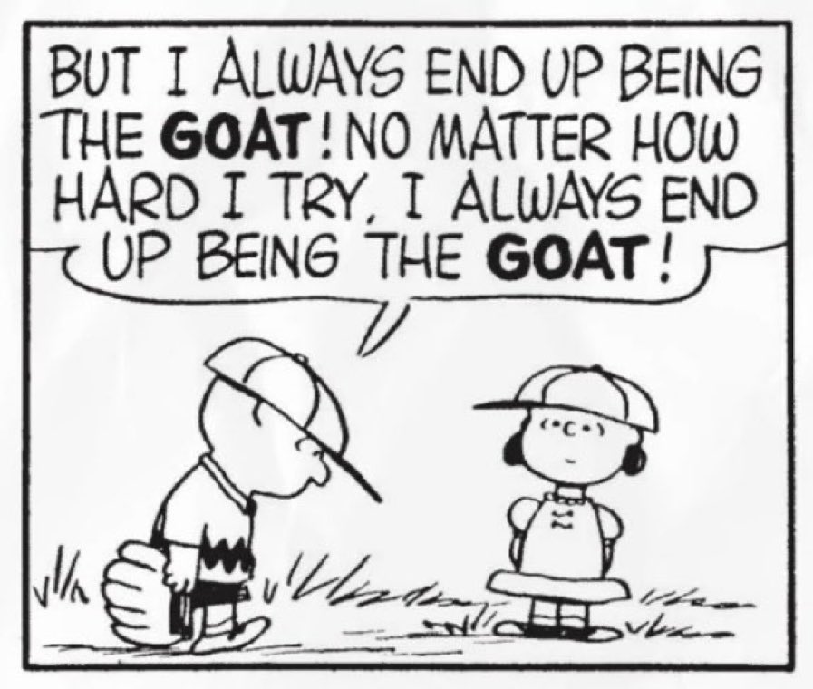 reactions on Twitter "charlie brown playing baseball with lucy peanuts