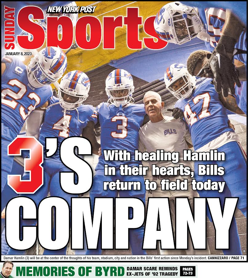 New York Post Sports on Twitter "The back page 3'S COMPANY https