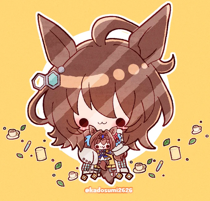 タキオンさんとダスカちゃんにんぎょう#ウマ娘 