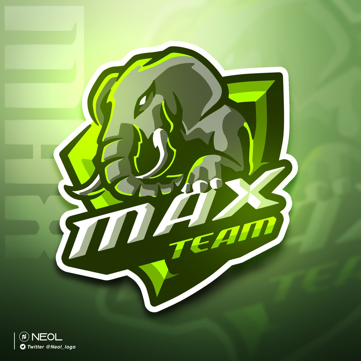 Mascot logo
Team 〝Max〟
Concept 〝象〟
please ♡ &amp; ↻ 

#logodesign
#mascotlogo