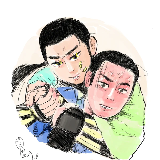 「どうする家康」1話絵。家康MMA使いや!たまらん。#どうする家康 #イラスト 