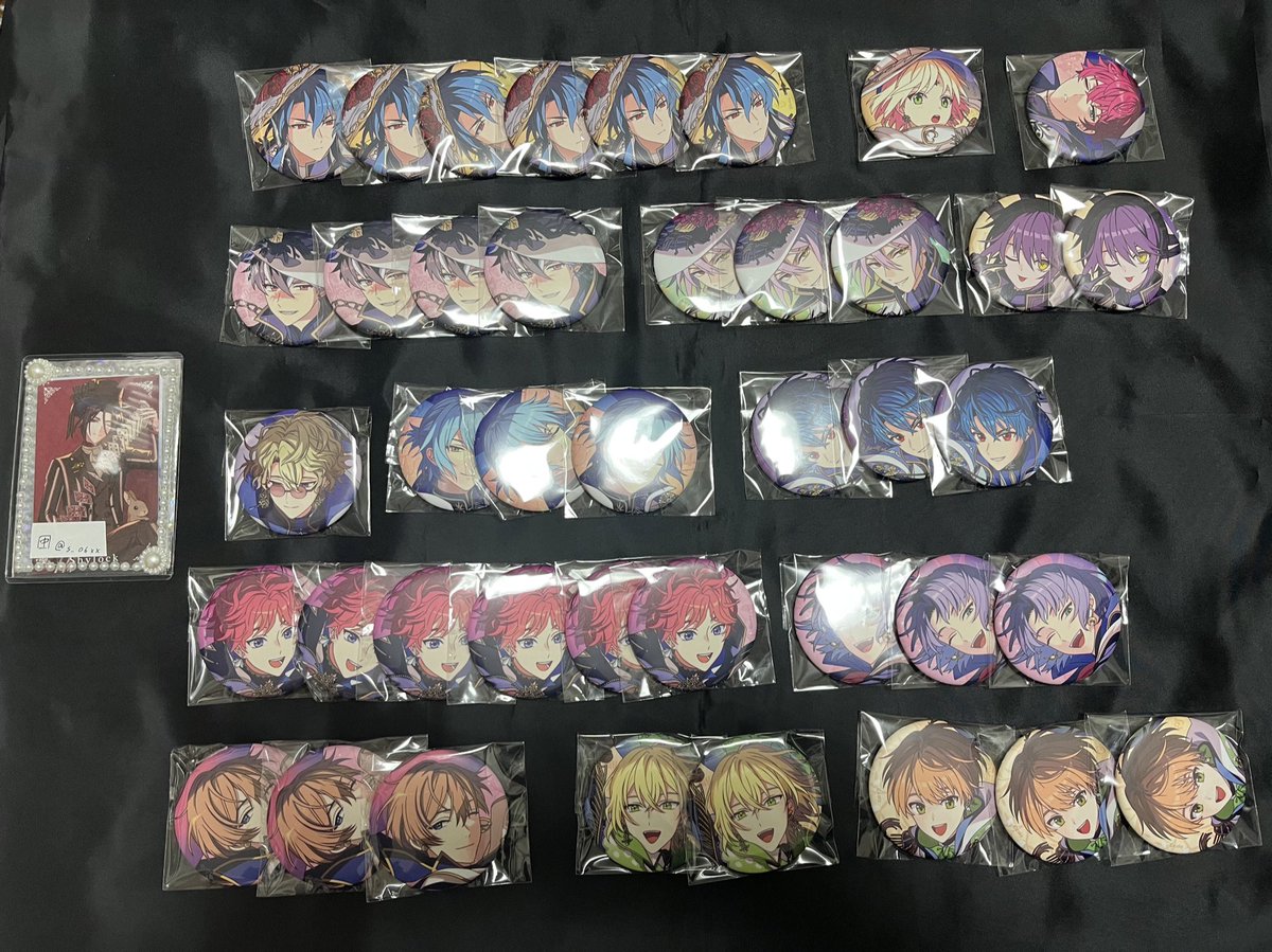 s_06xx's tweet photo. 【交換】 まほやく 缶バッジ 3周年

譲| オズ6 ○リケ1 ホワイト2 ☆オーエン3 ☆ミスラ1 ブラッドリー4 ☆ファウスト1 ☆ネロ3 ☆シノ3 クロエ6 ムル3 ラスティカ3 ルチル2 ○ミチル3

求|シャイロック

⤵︎ ︎ https://t.co/yWTpy1qYiM