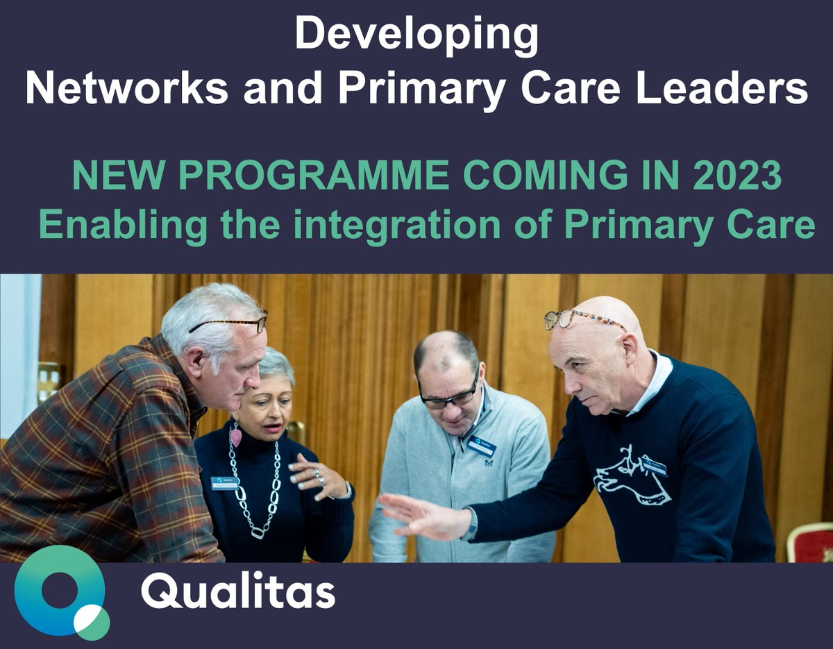 UKQualitas's tweet image. 'Pathway for Integrated Neighbourhood Teams' is a development programme  enabling primary care organisations to develop their workforce.
For more information visit: bit.ly/3GzP9bt

#NHS #INTs #PCNs #ICBs #ICS