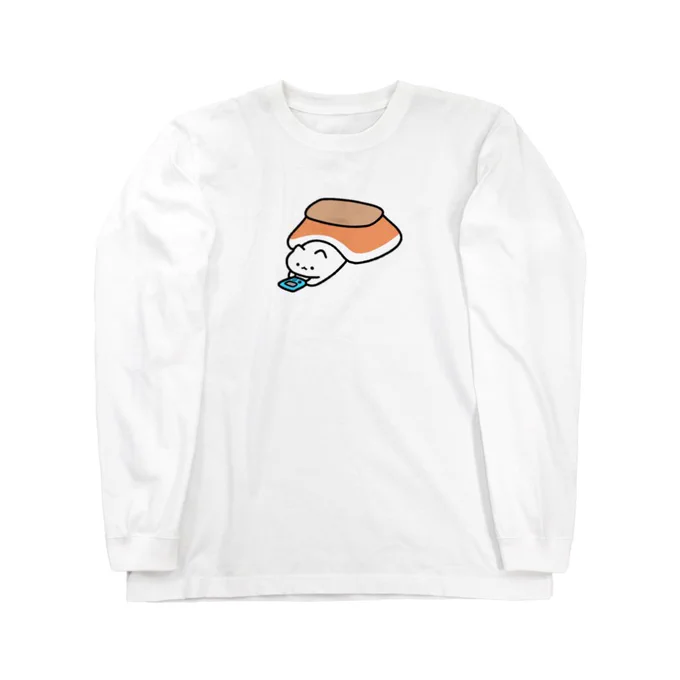 SUZURIにロングTシャツを追加しました!1月15日23:59まで800円の割引きセール実施中です!三毛猫→ゲーム猫→ 