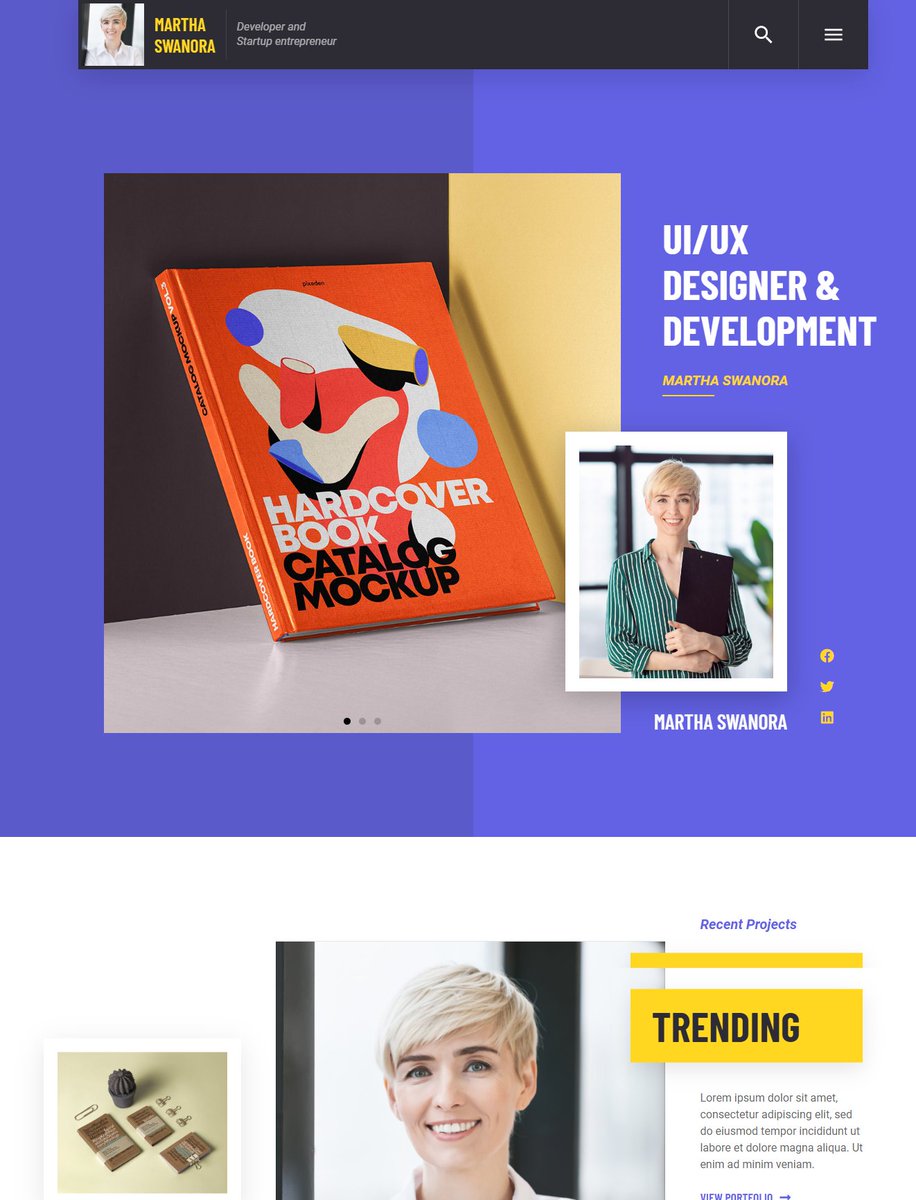 WebflowSquard's tweet image. This portfolio website is showing a person&apos;s work or skills. 

Portfolio Website Template

Website Platform: SquareSpace

Have a project in mind? Hire Me :

upwork.com/freelancers/mi…

#SquareSpace
#SquareSpacecms
#SquareSpacedesign
#SquareSpacewebsite
#webdesign
#websitedesign
