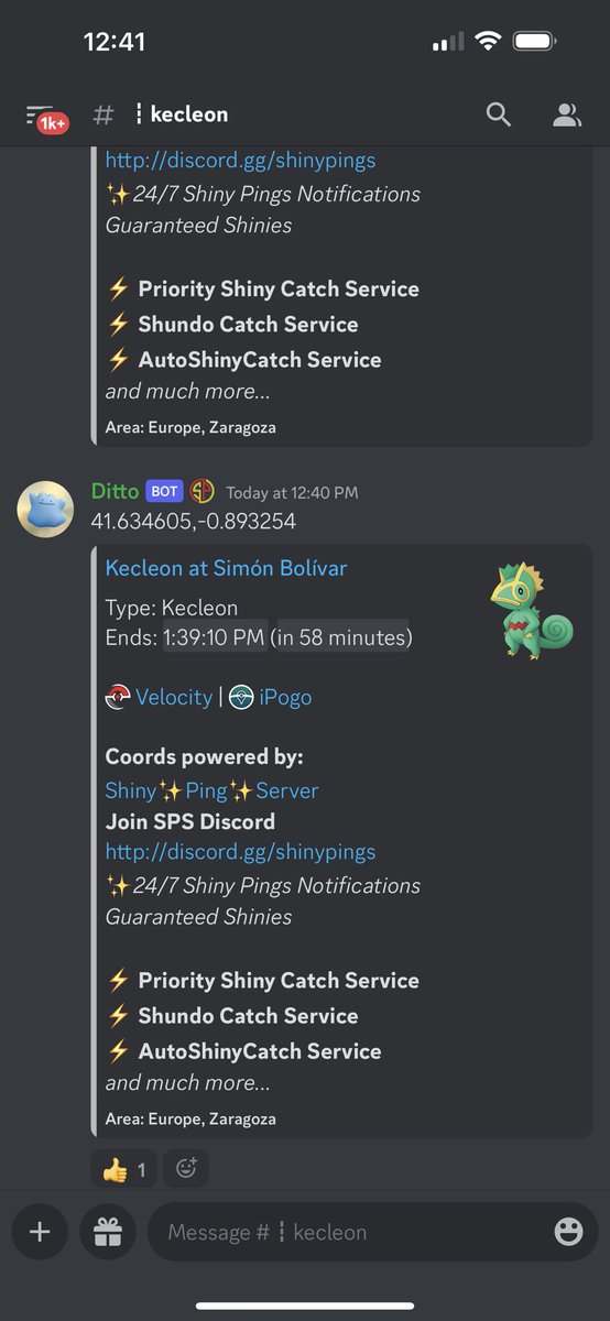 BPost111's tweet image. Free #Kecleon coords on our SPS Discord Server.. discord.gg/shinypings