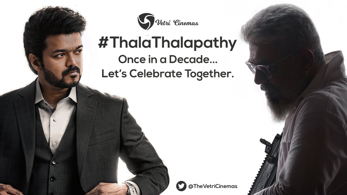 Once in a Decade...So, Let's Celebrate Together. ❤️
#ThalaThalapathy 

#Varisu #Thunivu