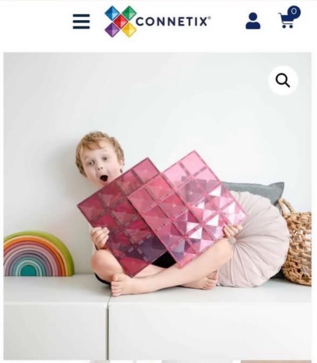 LetToysBeToys's tweet photo. “Connectix Tiles doing some great marketing - girls playing building…boys & girls playing together & boys with pink/peach tiles…And they are just such a good product!” Thanks Jemma via Insta
Great to see this marketing ticking boxes of our #just4asks - good job #Connectix! https://t.co/rCc2A39aPX