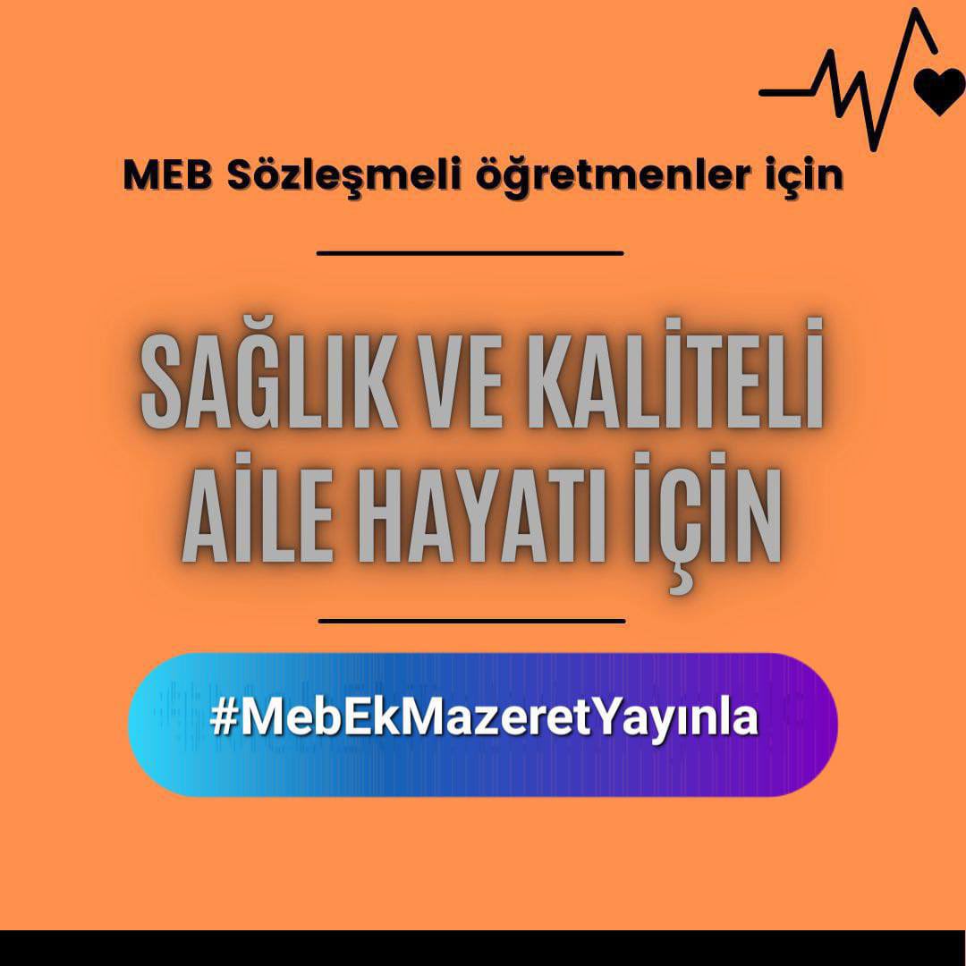 Kadro yasalaşmadığı için Ocak tayinine maalesef yetişemiyoruz. Aile birliğimizi sağlamamız için;
"MEB'İN EK BİR TAKVİM YAYINLAMASI"
Bizi Berhudar Edecektir.
<a href="/RTErdogan/">Recep Tayyip Erdoğan</a>
<a href="/yilmaznazif/">Nazif Yılmaz</a>
<a href="/fehmirasimcelik/">Fehmi Rasim Çelik</a>
<a href="/tcmeb/">Millî Eğitim Bakanlığı</a>
<a href="/_aliyalcin_/">Ali YALÇIN</a>
<a href="/TalipGeylan06/">Talip Geylan</a> 
<a href="/oguzozat/">Oğuz ÖZAT</a>
<a href="/leventkuruoglu/">Levent Kuruoğlu</a>
#MebEkMazeretYayınla