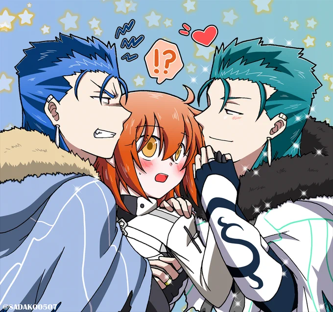キャスぐだちゃんサンド。2P色いいですよね。 