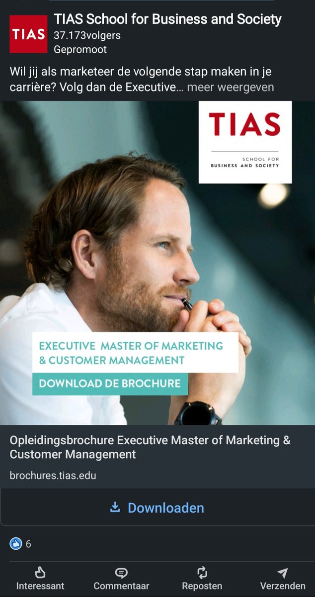 Iedere keer als deze advertentie in mijn linkedin timelime schuift denk ik: he gaat Daley Blind toch iets anders doen?