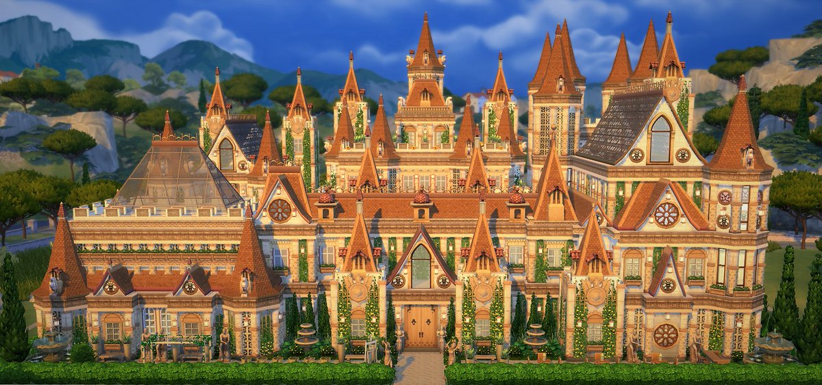 SimandaB's tweet image. Finally finished my build. 

The Royal Castle (I&apos;m not very good at naming my castles😅)

Fully furnished and available on the gallery. Gallery ID: SimandaBuilds

I hope you enjoy! 

#ShowUsYourBuilds #Sims4 #sims #nocc #TheSims #thesims4 @TheSims