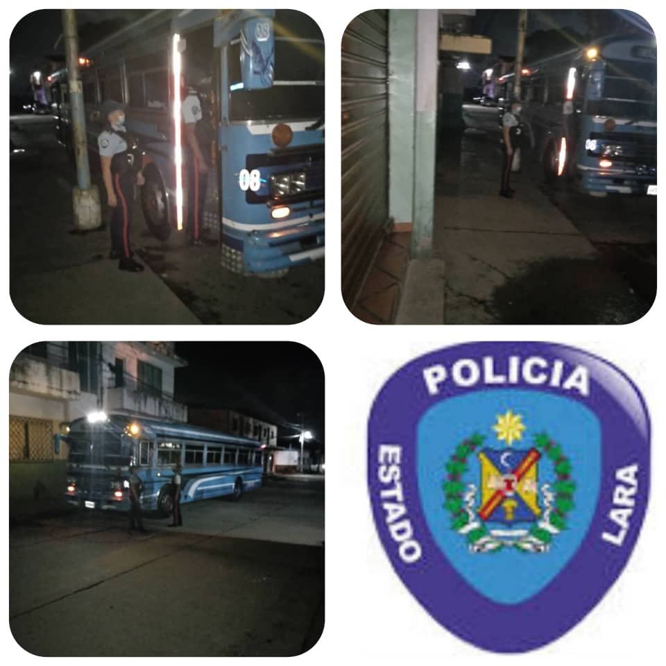 Polilaraoficial's tweet photo. #08Ener Buenos Días, desde tempranas horas @Polilaraoficial procede a realizar recorrido y supervisión a paradas de transporte público. https://t.co/g6sSVZyn2L