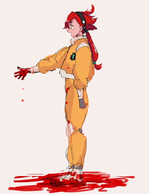 「赤髪 宇宙服」のTwitter画像/イラスト(新着)｜2ページ目
