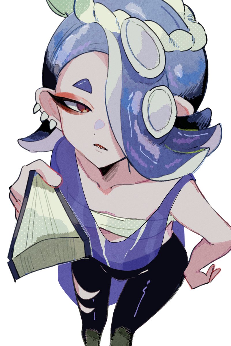 スプラトゥーン「#スプラトゥーン3 #フウカ扇子で顎クイして 」|恥知ﾗず@skb募集中のイラスト