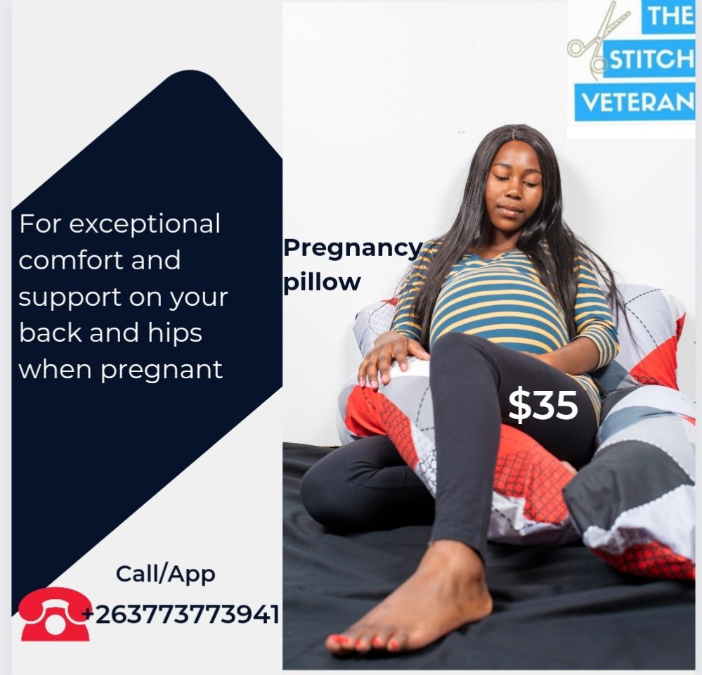 Classy ladies who know their worthy make sure they get a pregnancy pillow for a comfortable sleep.

The pillow is only $35.

App +263 77 377 3941 <a href="/redmarketsunday/">Red Market Sunday</a> <a href="/iMisred/">MISRED</a>