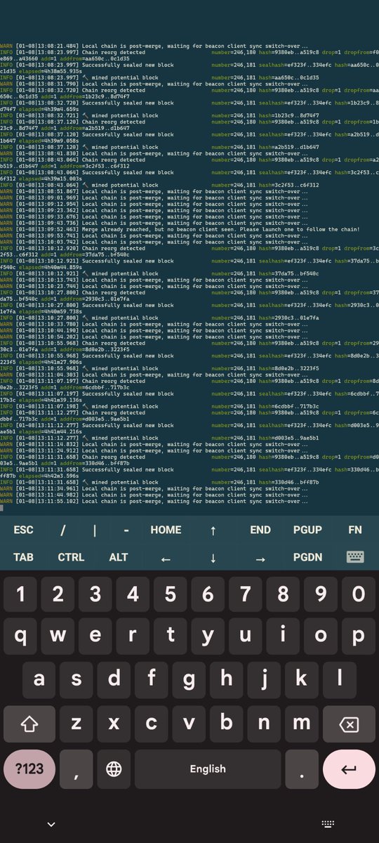 Lol they can't even configure an evm chain correctly