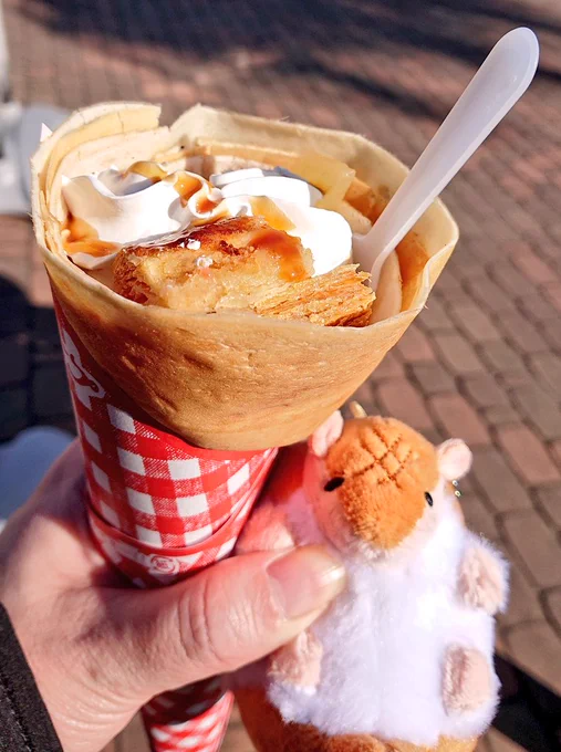 楽しかった!コラボメニューでずっとクリームを接種してた全部美味しかった! 