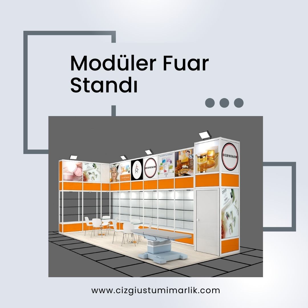 Dermokor Kozmetik Modüler Fuar Standı Çalışması...
cizgiustumimarlik.com 

#fuar #fuarstandı #modülerfuarstandı #octonormstand #stand #içmimarlık #tasarım