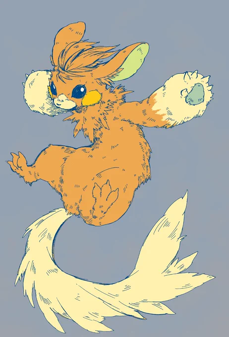 パーモット描こうと思ったんだけどコレジャナイ感がすごい描くのはほんと、楽しかったんですケドネ 