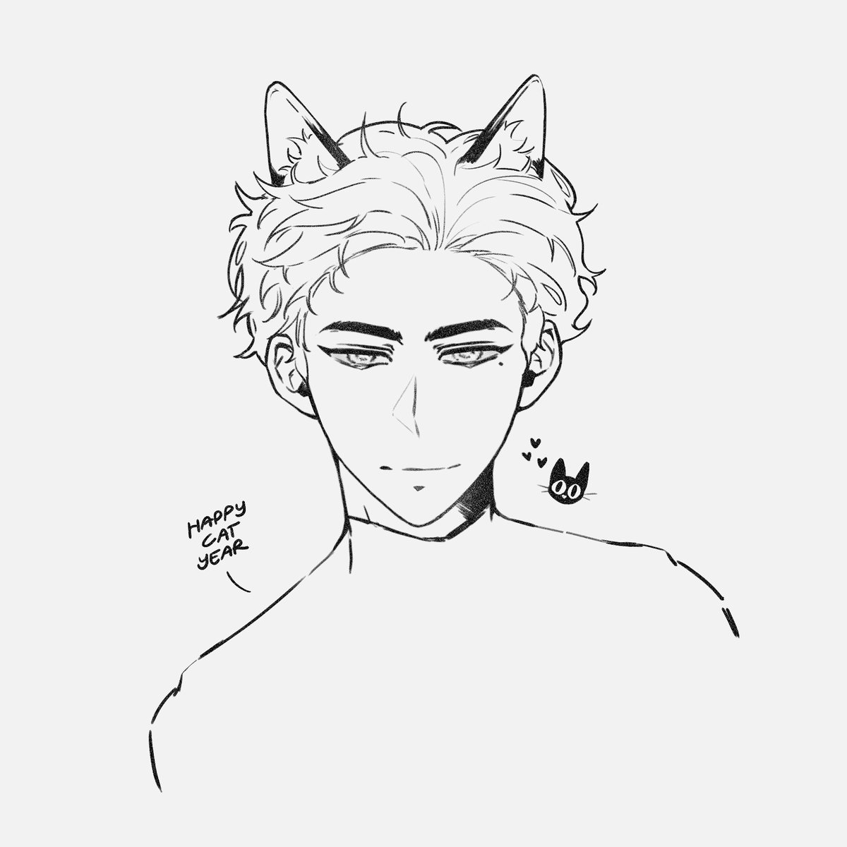 T24K4's tweet photo. Happy Cat Year ;_; https://t.co/jVK45HChXm